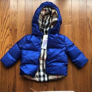 Burberry Baby hooded down puffer coat